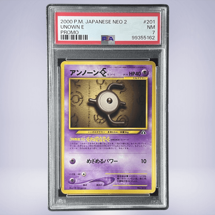 2000 Pokémon アンノーンE #201 PSA 7