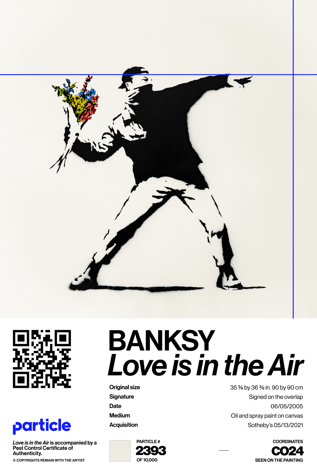 Banksy | Love Is In The Air #2393