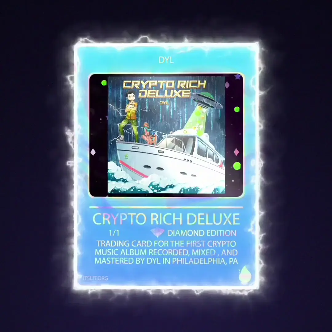 Crypto Rich Deluxe Trading Card (Diamond)