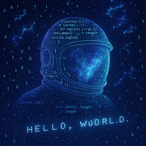 Worlds of coding and space exploration