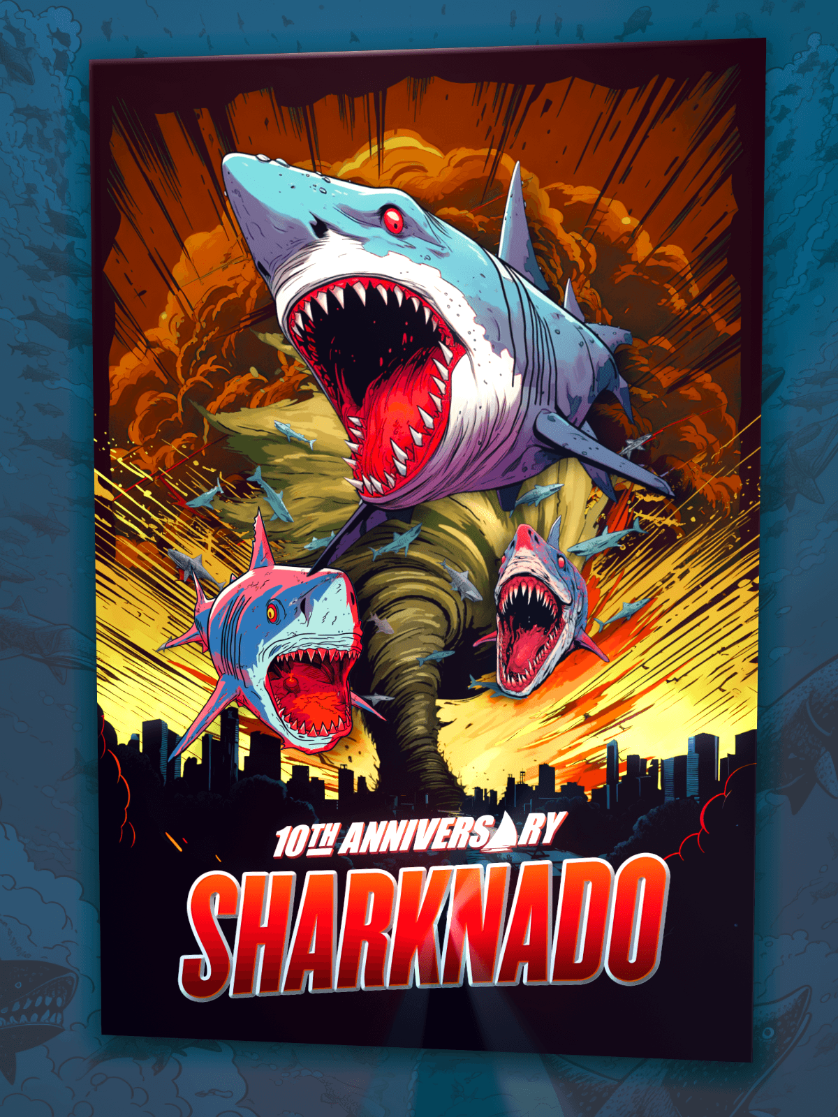 Sharknado 10th Anniversary Poster