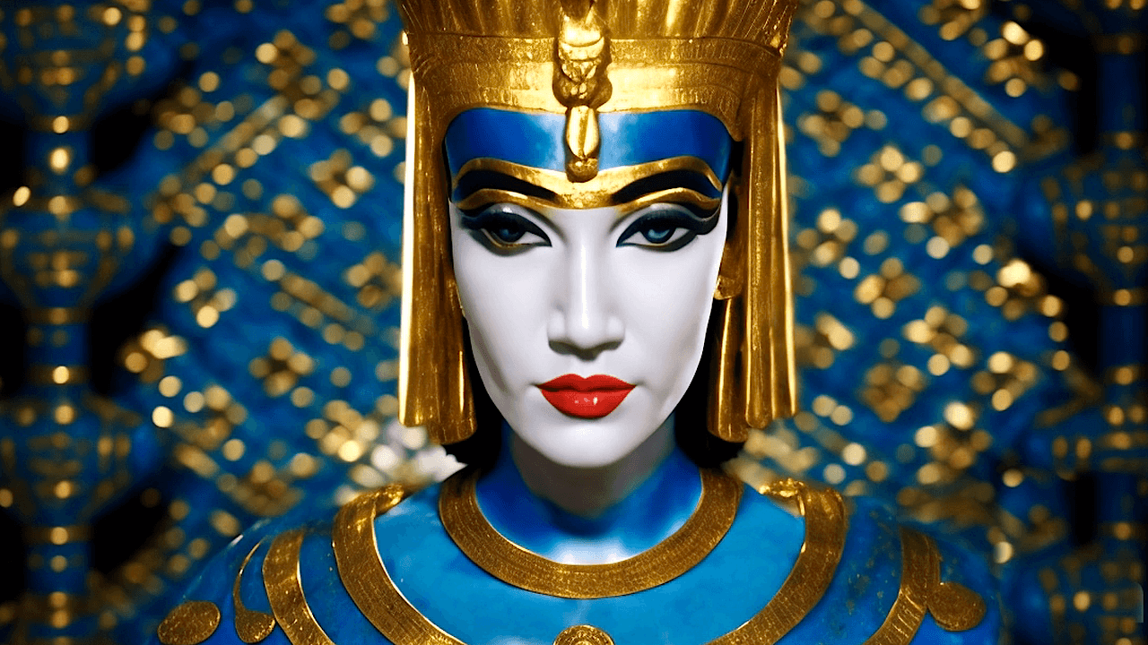 Egyptian Goddess 11 Portrait NFT By Deekstar