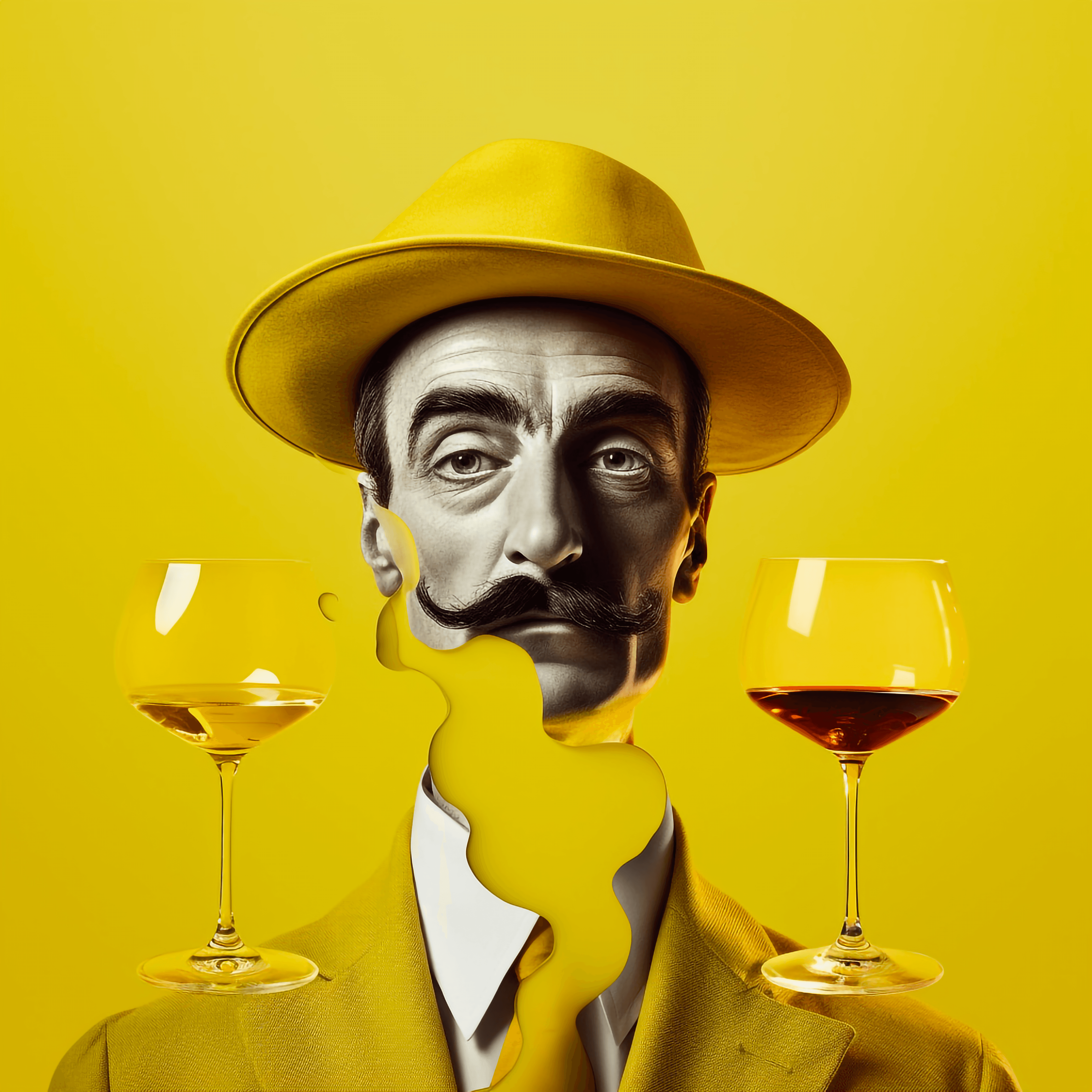 Closeup Portrait of Salvador Dalí I