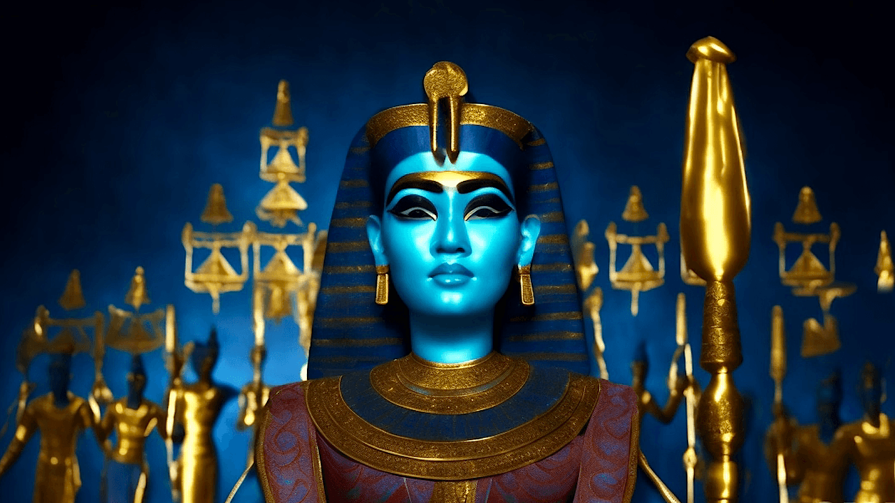 Egyptian Goddess 13 Portrait NFT By Deekstar