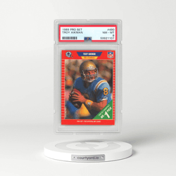 1989 Pro Set #490 Troy Aikman (PSA 8 NM-MT)