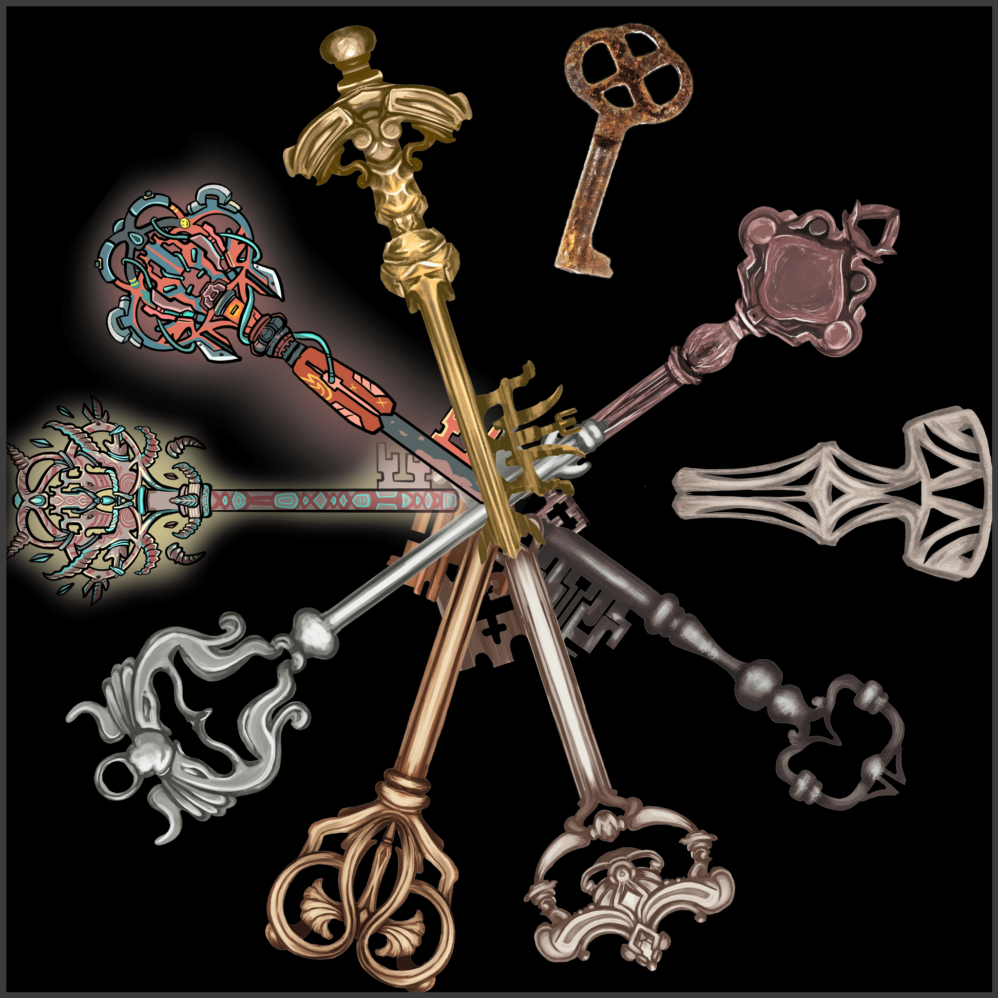 200 Keys: Keychain #3116