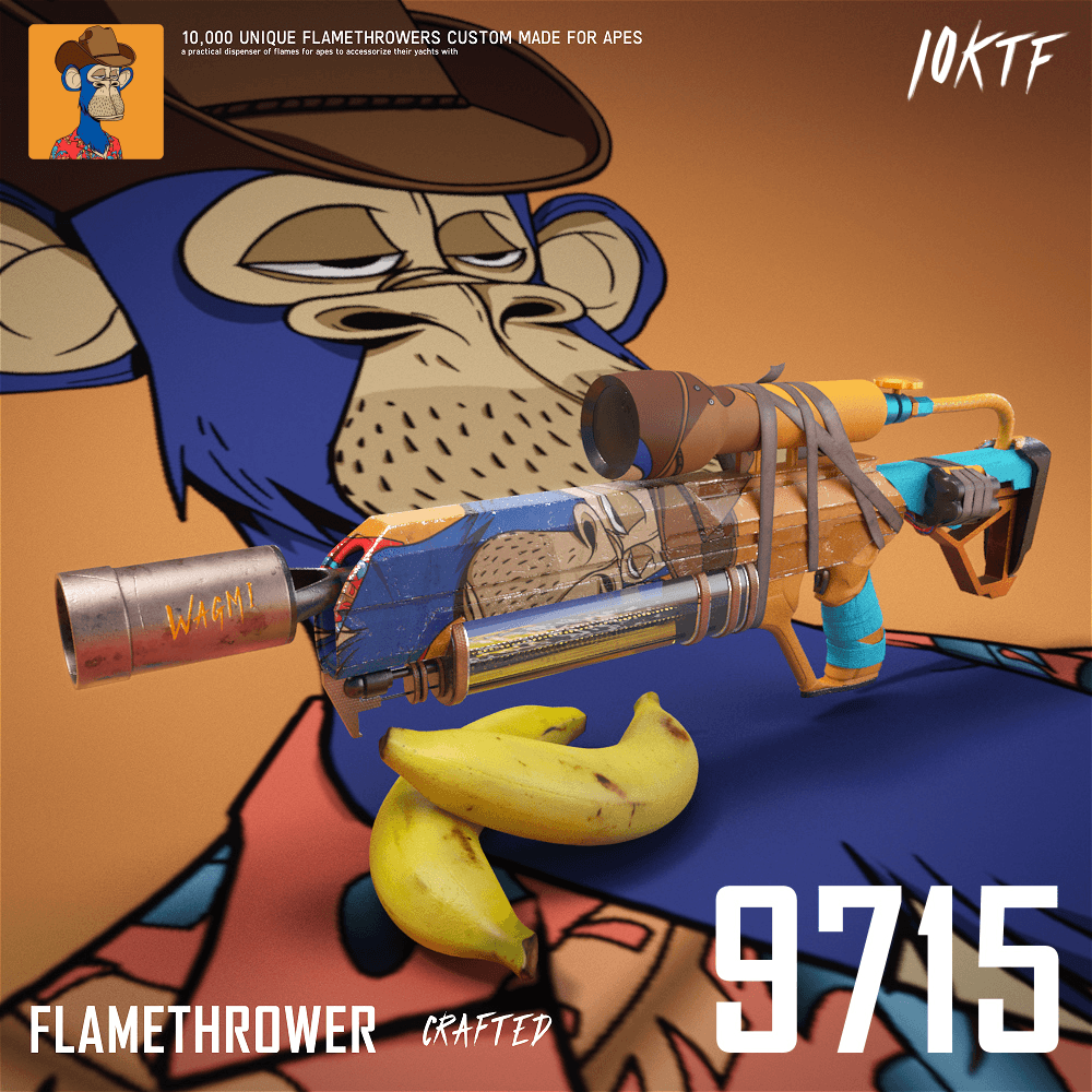 Ape Flamethrower #9715