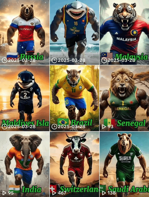 Country-Animals Fusion