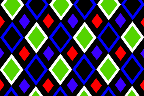 Colored rombs