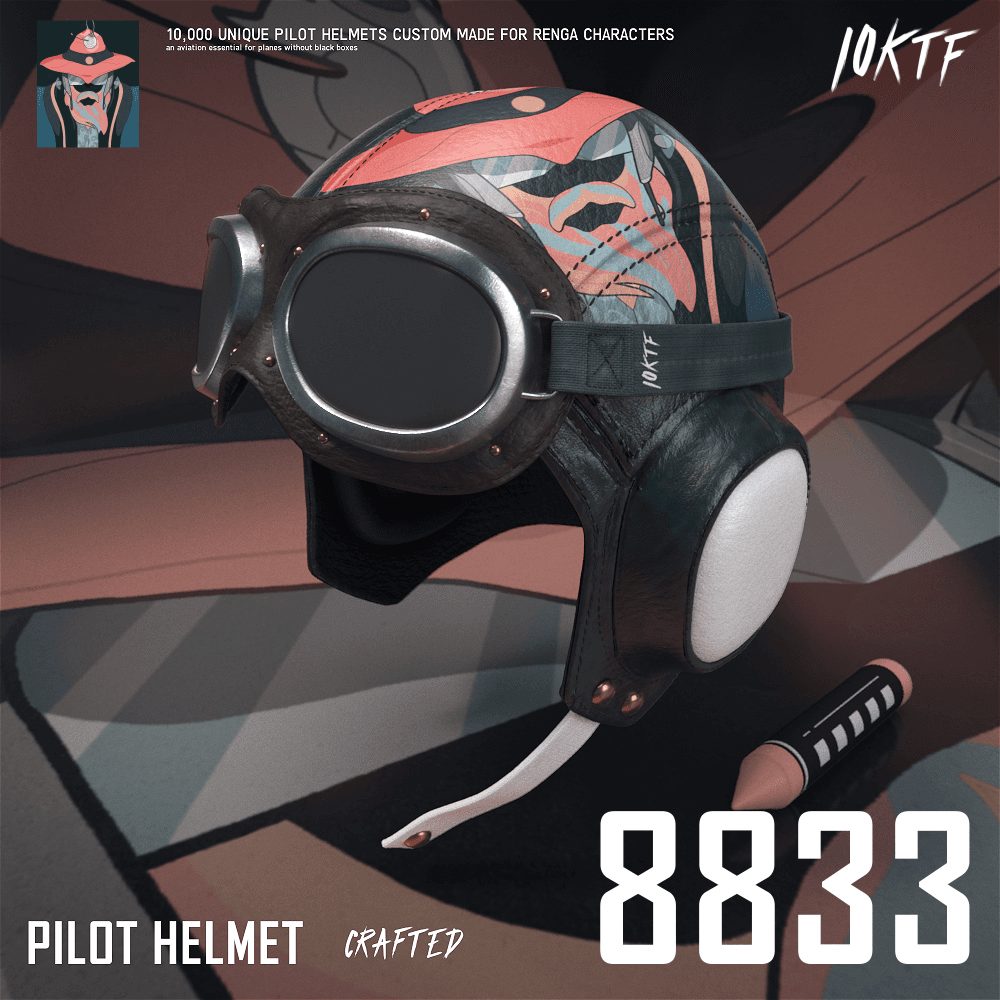 RENGA Pilot Helmet #8833