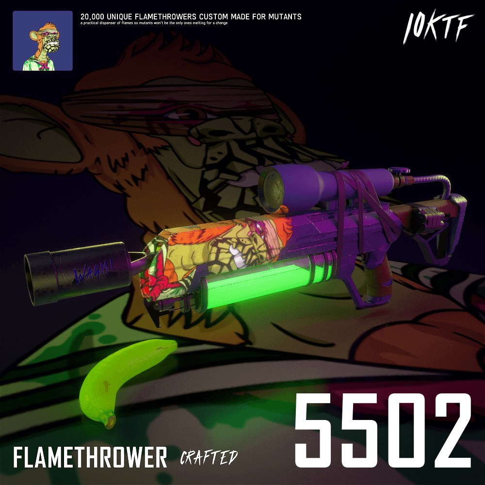 Mutant Flamethrower #5502