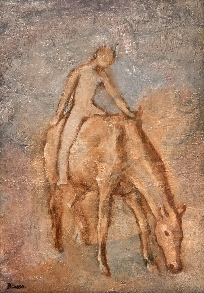 Jeune Garçon nu à Cheval - Pablo Picasso