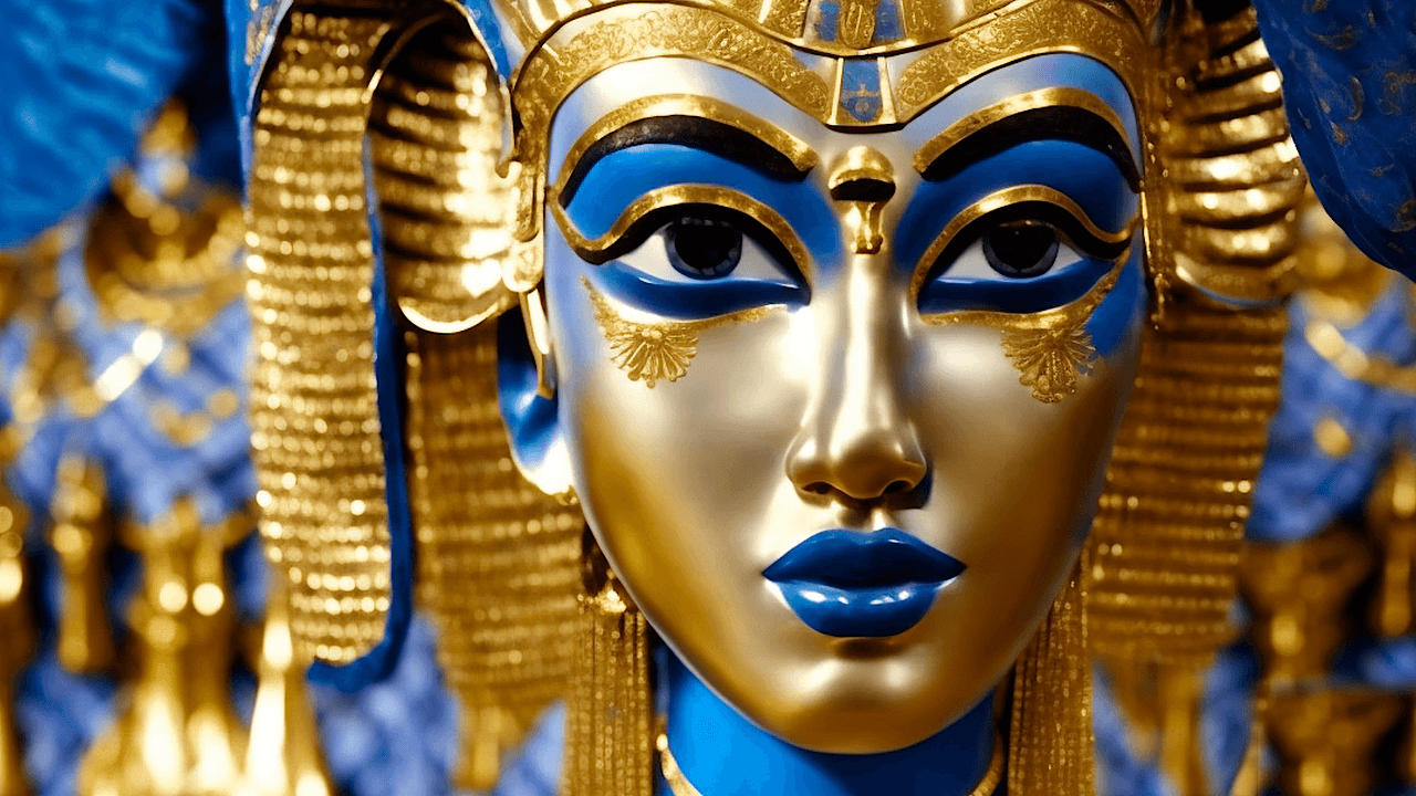 Egyptian Goddess 19 Portrait NFT By Deekstar