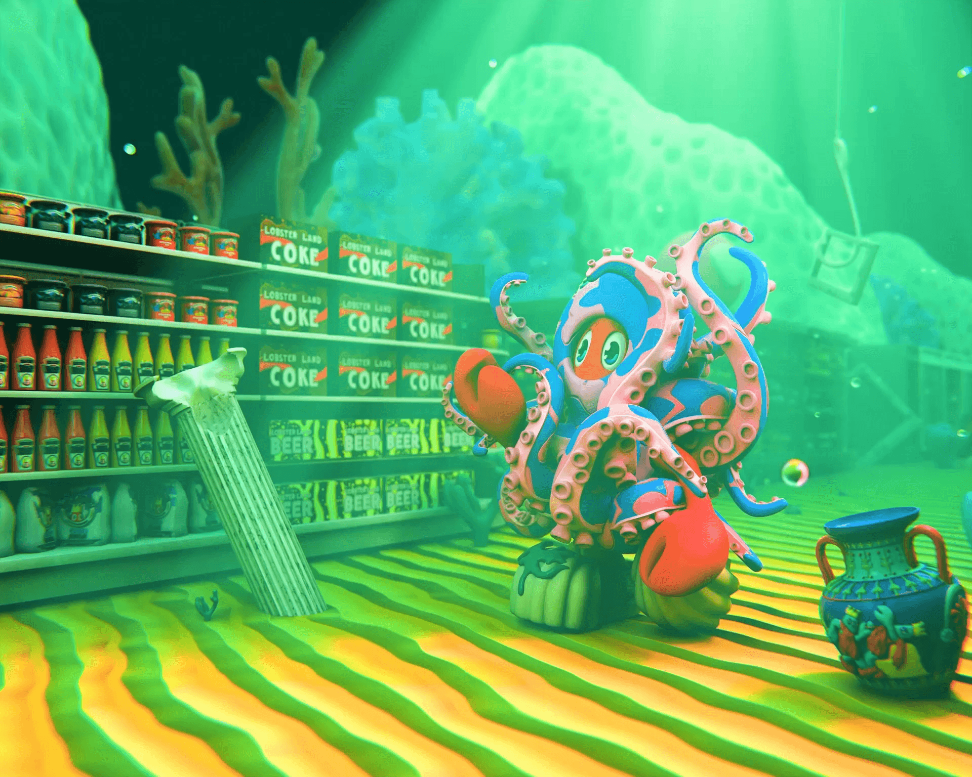 Escape from Lobstar Mart - Octopus