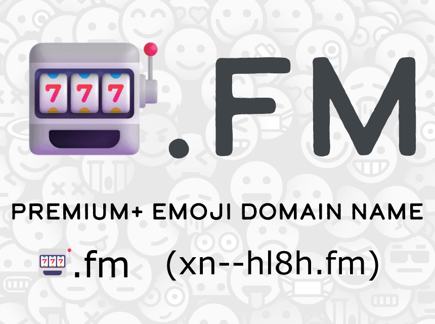 🎰.FM Premium+ Emoji Domain Name