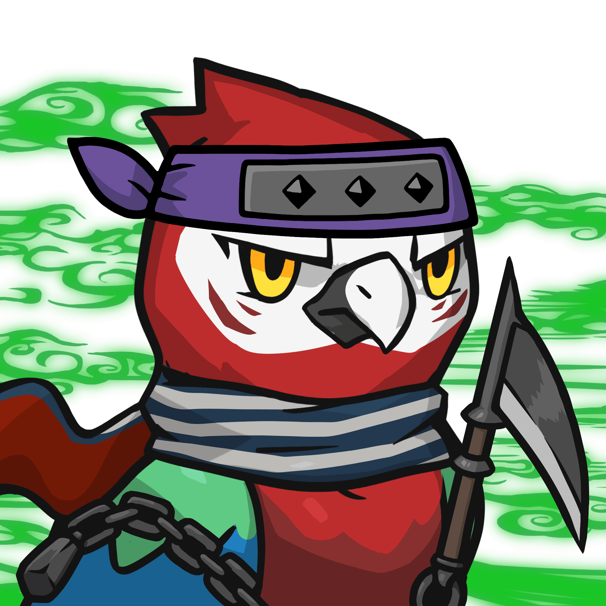 Narukami-Scarlet macaw #08574