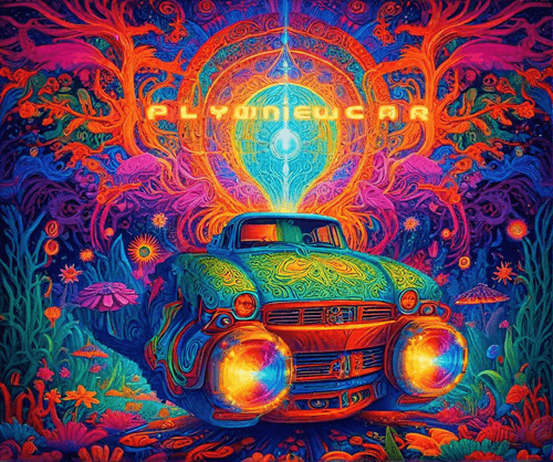 Psychedelic Flying Car - EM
