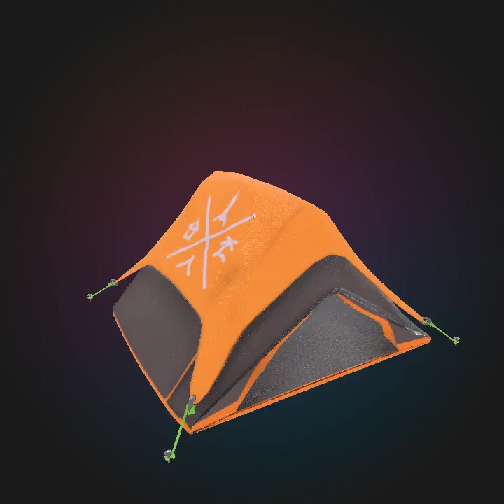 Orange Bushleague Tent