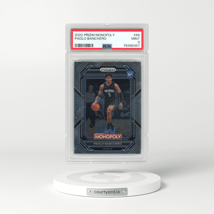 2022 Panini Prizm Monopoly #66 Paolo Banchero (PSA 9 MINT)