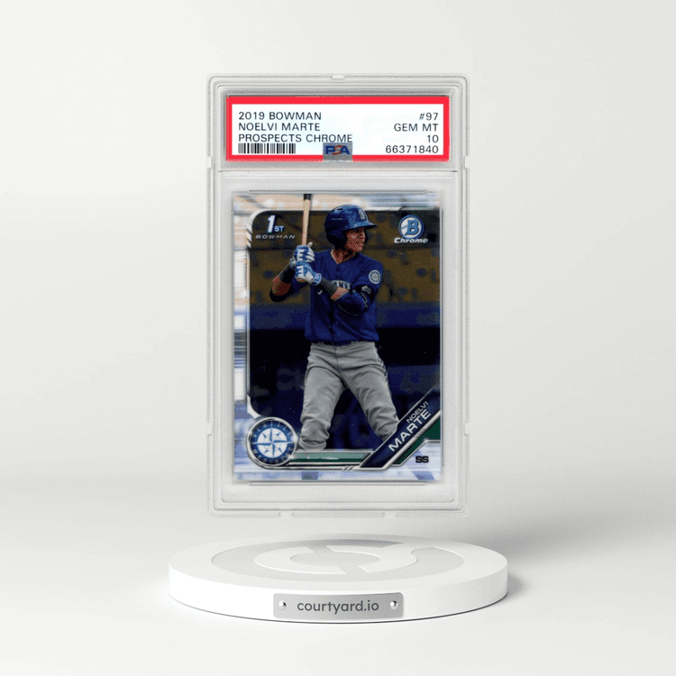 2019 Bowman Prospects Chrome #97 Noelvi Marte (PSA 10 GEM MINT)
