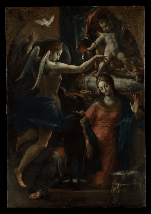 Vierge de L Annonciation - Girolamo Mazzola Bedoli