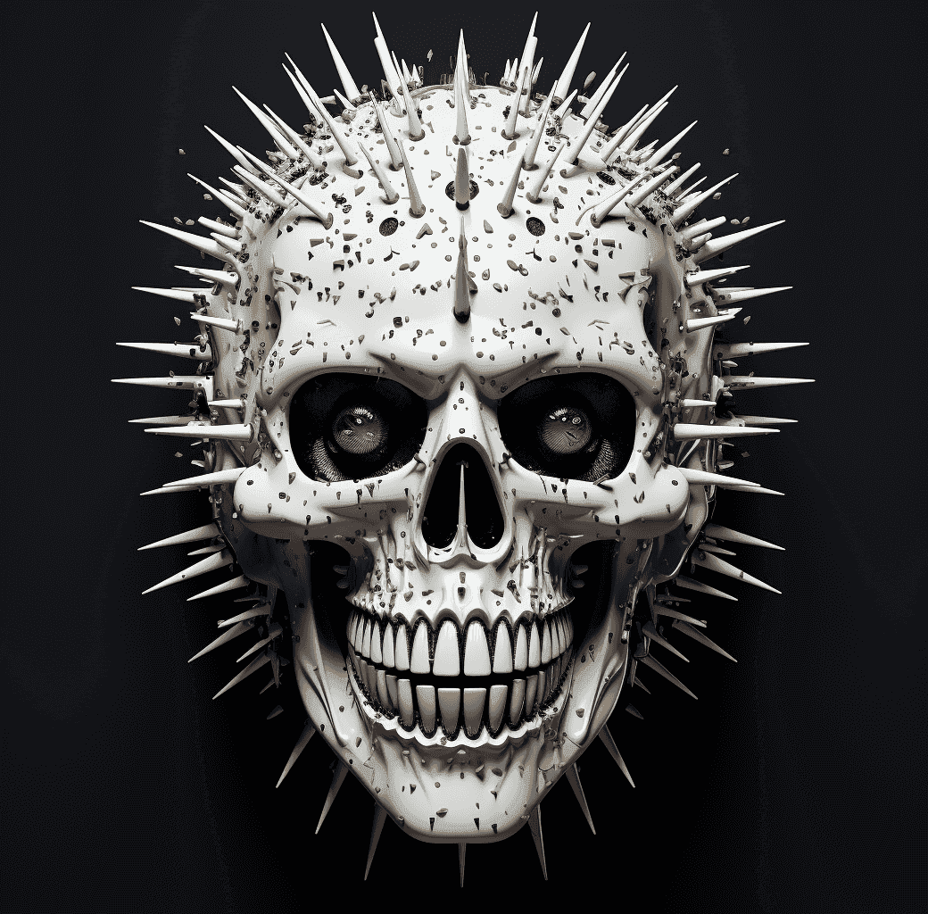 Spiked Skulls by SmokeSolid #33