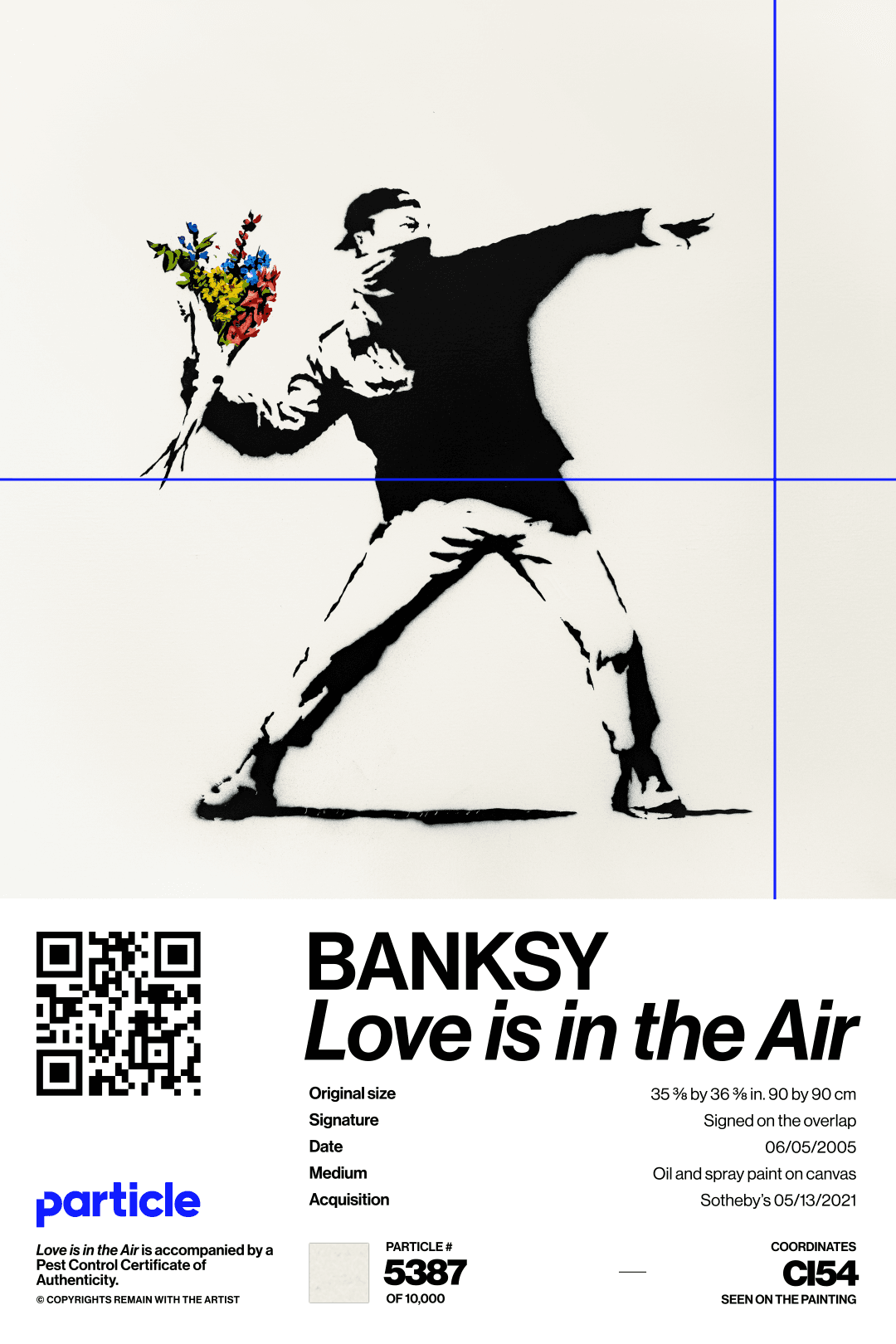 Banksy | Love Is In The Air #5387