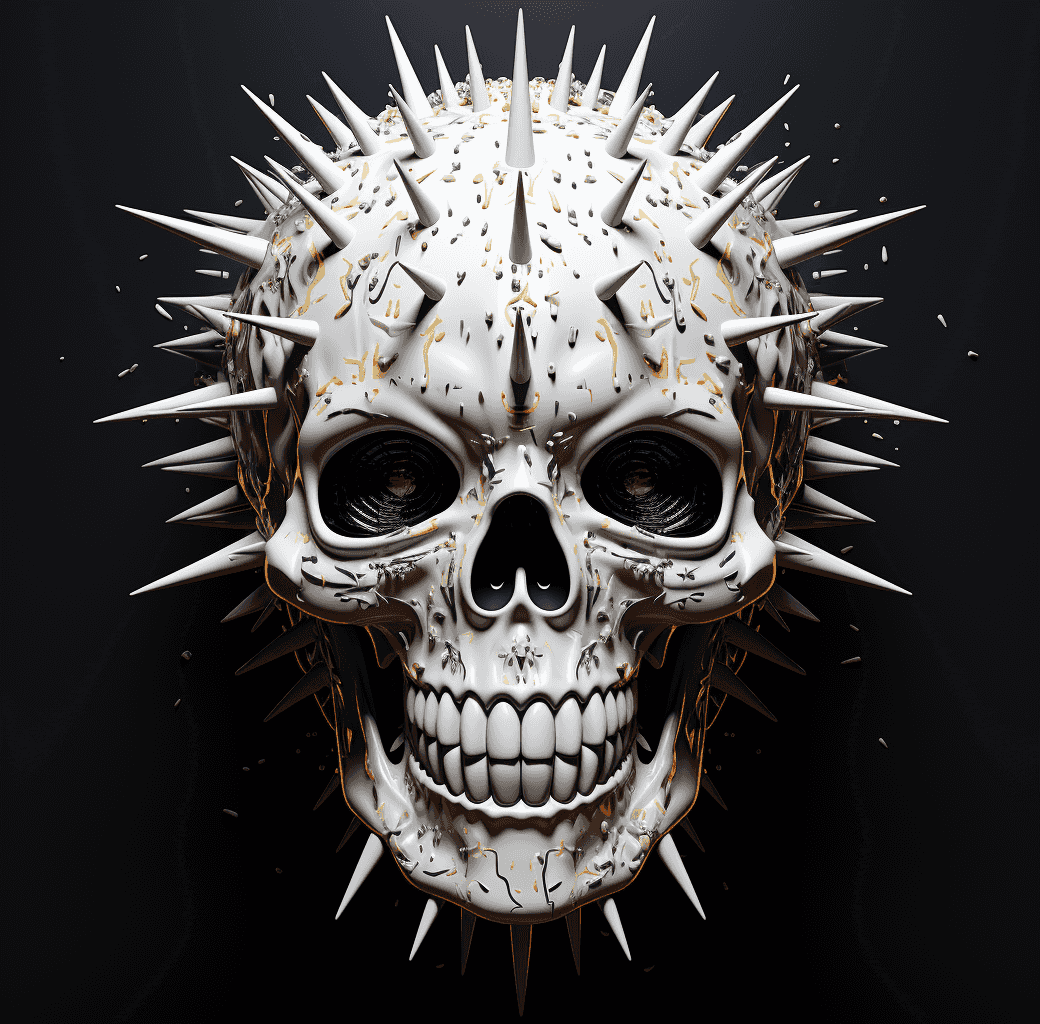 Spiked Skulls by SmokeSolid #32