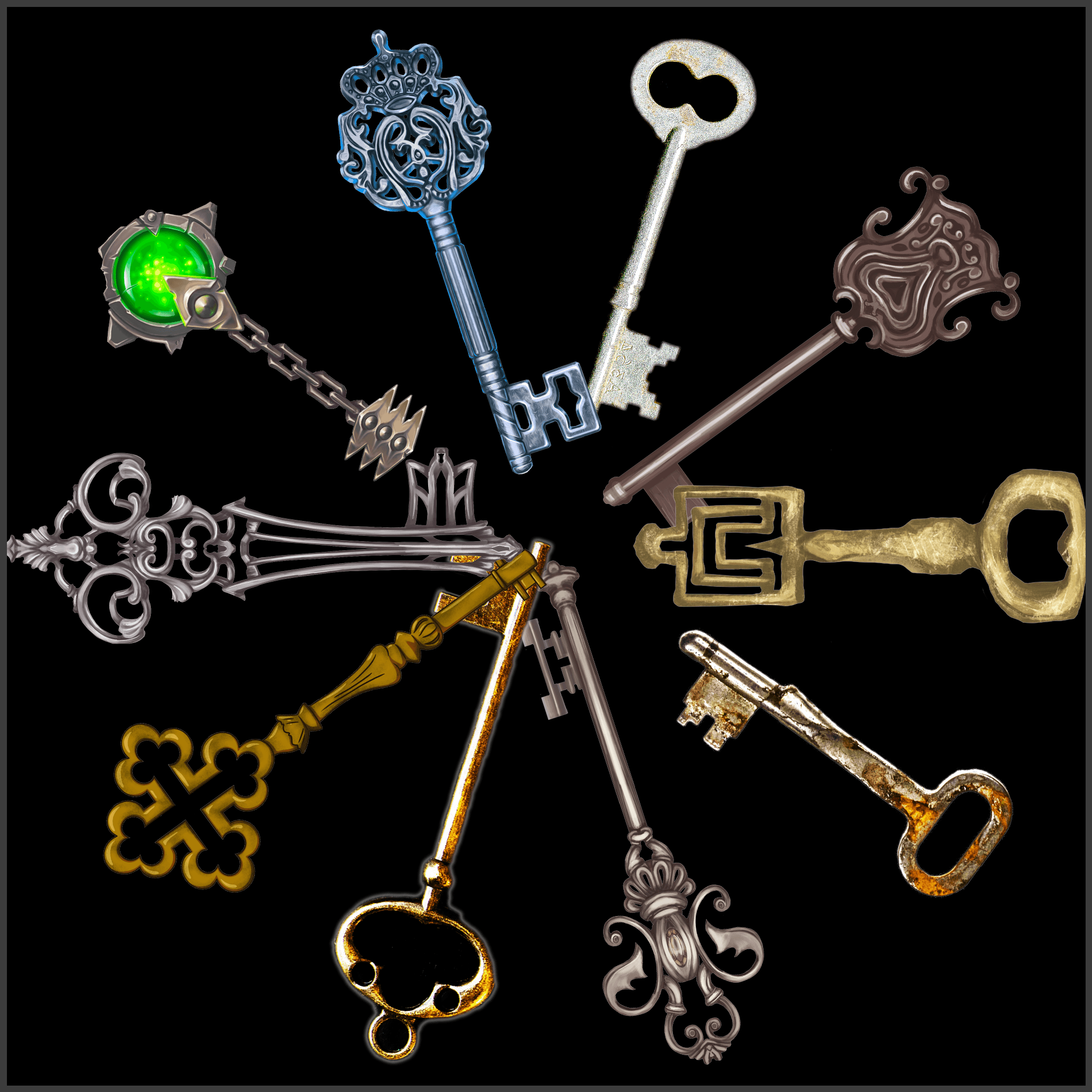 200 Keys: Keychain #6411