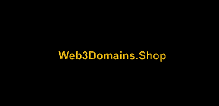 Web3DomainsShop5 バナー