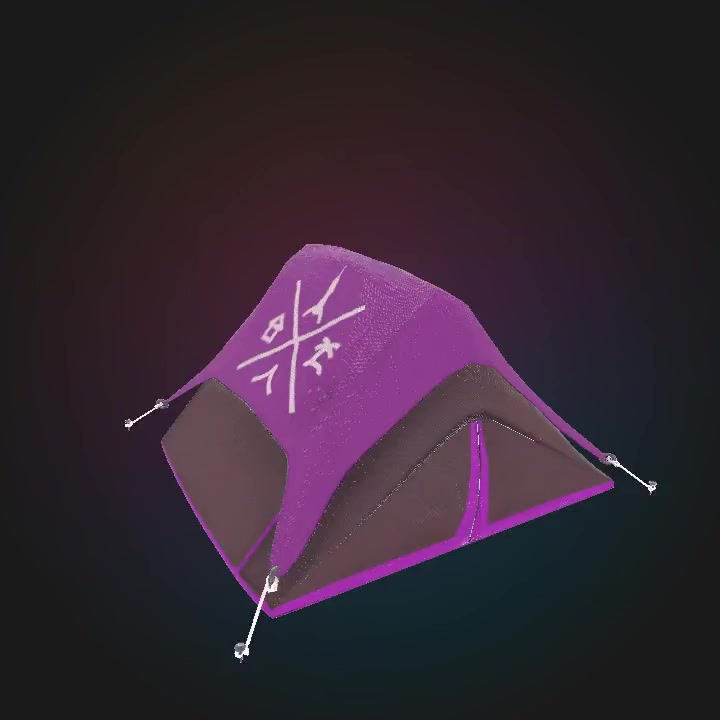 Purple Bushleague Tent