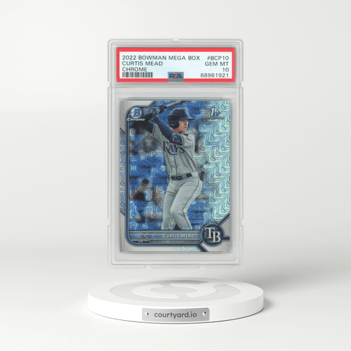 2022 Bowman Mega Box Chrome #10 Curtis Mead (PSA 10 GEM MINT)