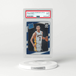 2017 Panini Donruss Optic #199 Lonzo Ball (PSA 9 MINT)