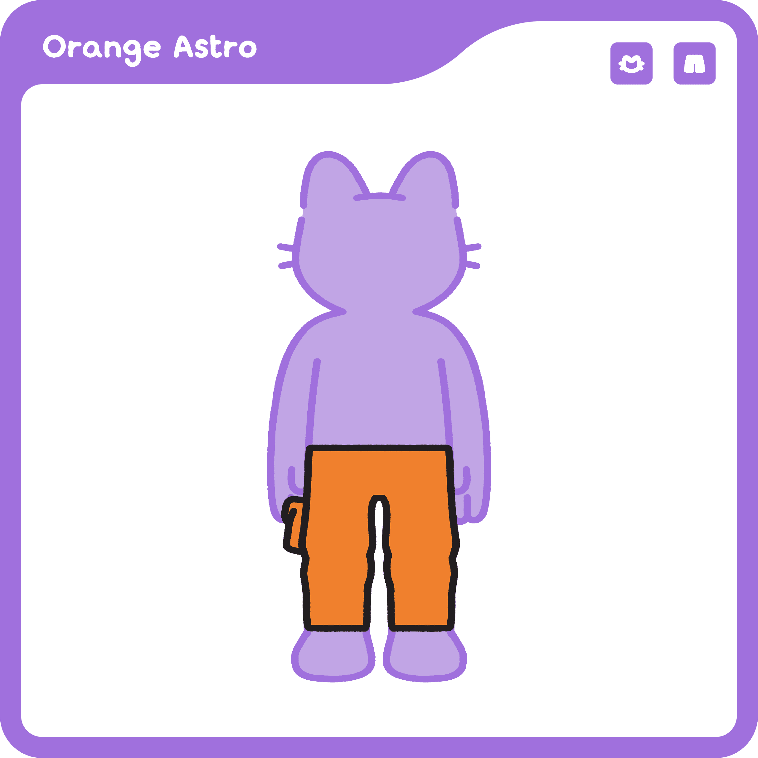 Orange Astro Pants