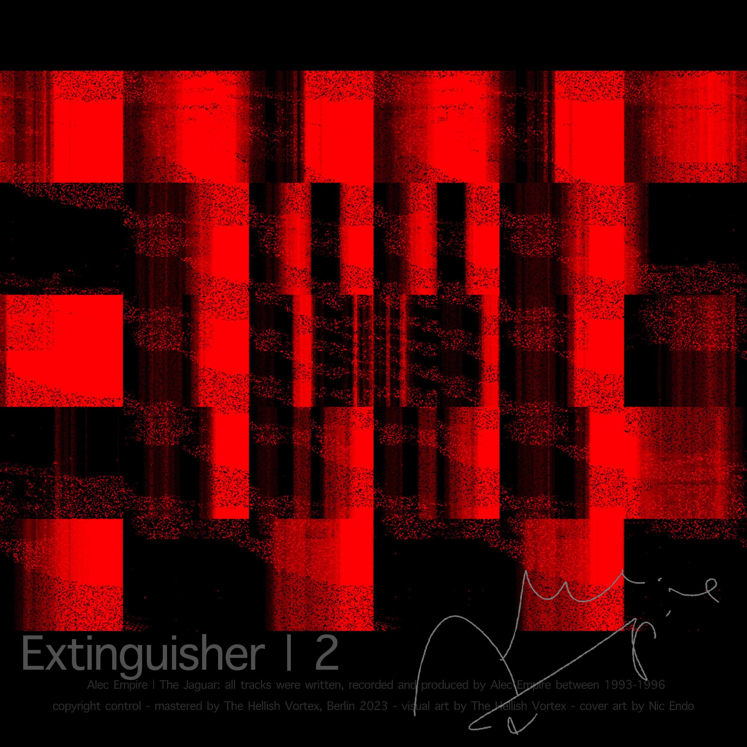 Alec Empire - The Jaguar / Extinguisher (autographed / original 12" dubplate NFT)