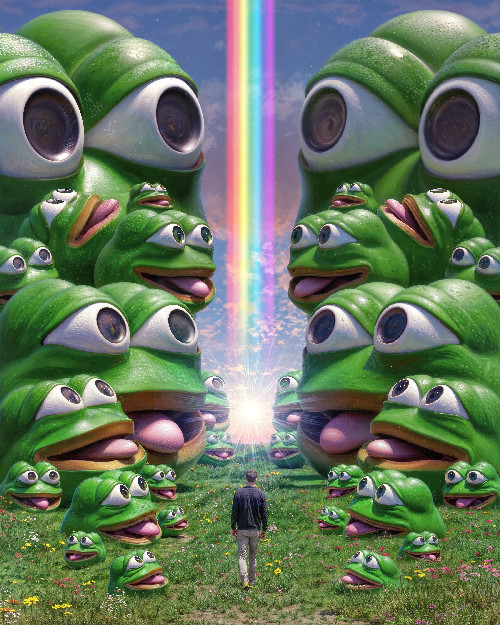 PEPE IS LOVE BY BEEPLE