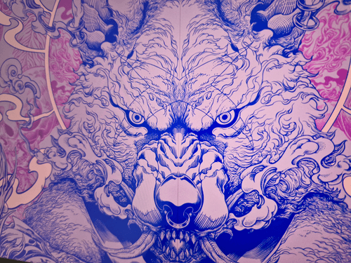 "Beast Of Gevaudan" Line art process