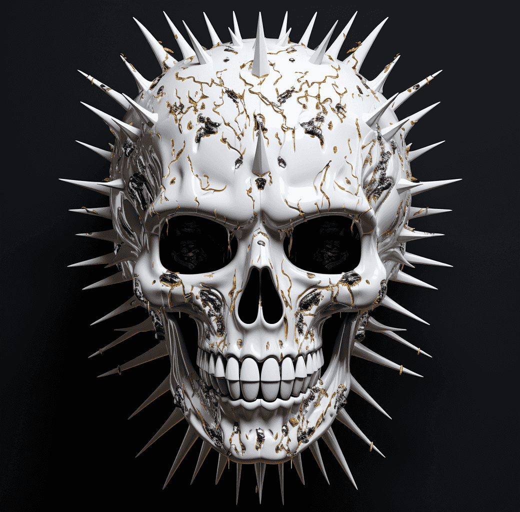 Spiked Skulls by SmokeSolid #27