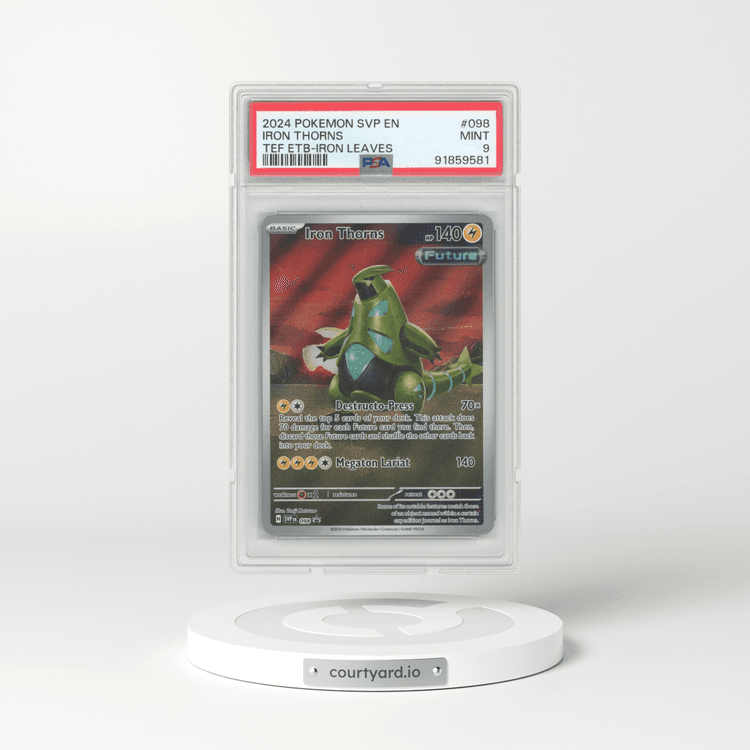 2024 Scarlet & Violet Promos #98 Iron Thorns - Full Art Holo (PSA 9 MINT)