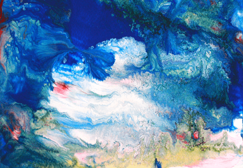 Abstract Painting by Meilin Huang (Pang Nopparat)