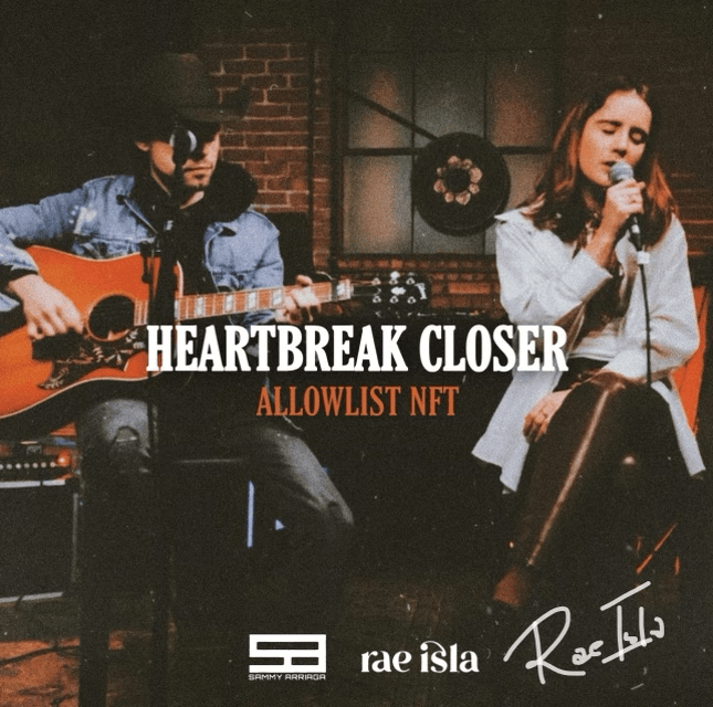 Heartbreak Closer - Allowlist NFT (Rae Edition) #2/350