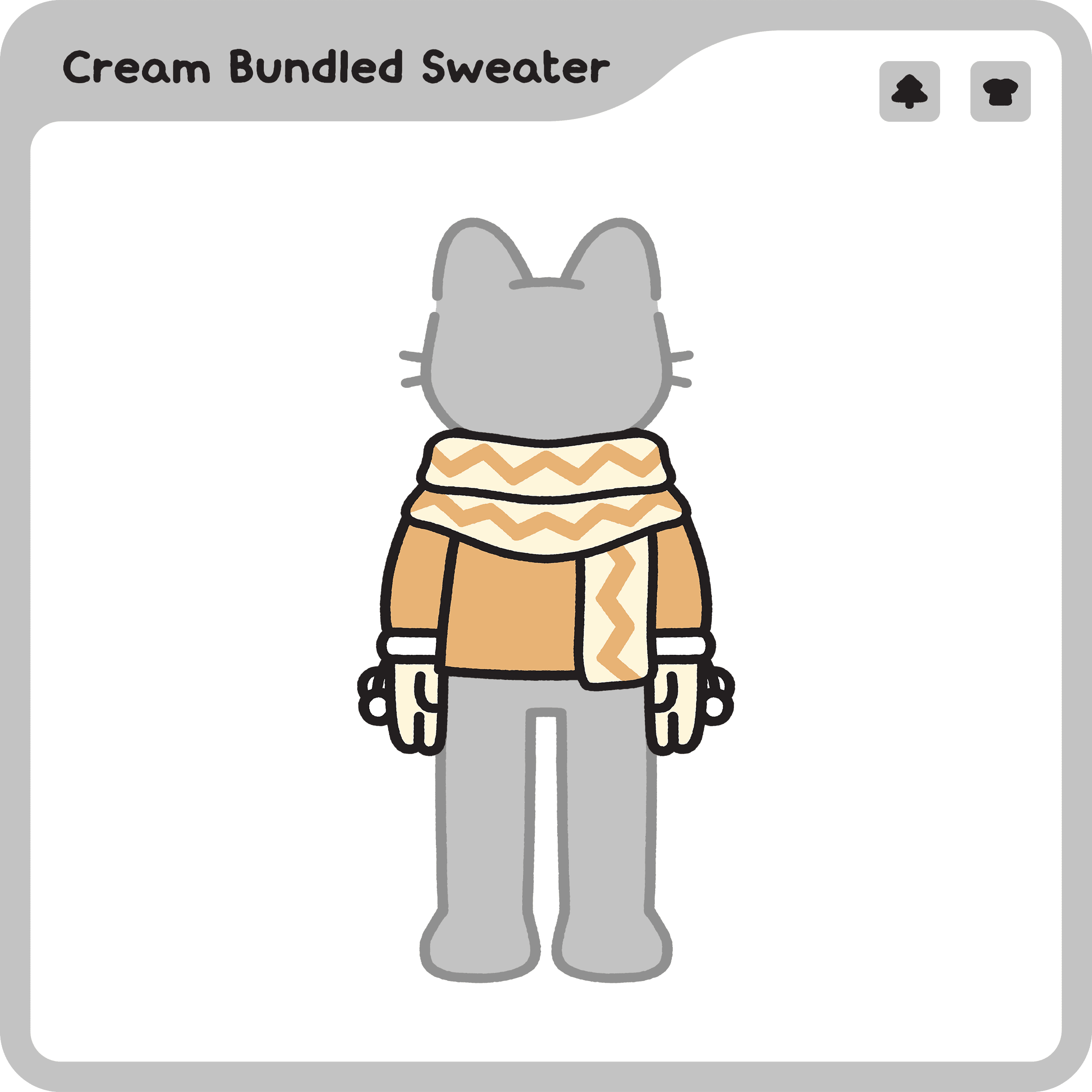 Cream Bundled Up Sweater