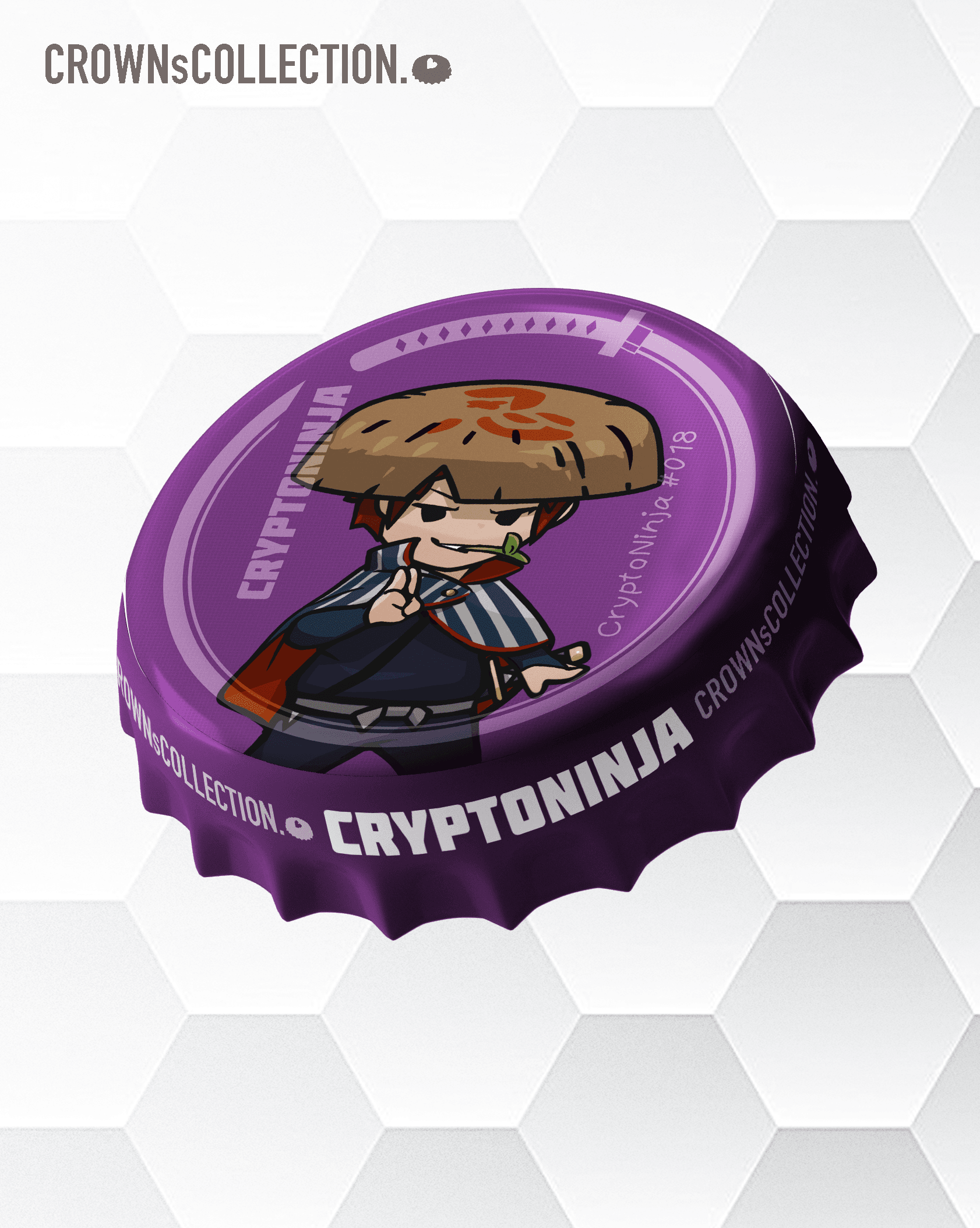 【CROWNsCOLLECTION.】CryptoNinja Crowns #018