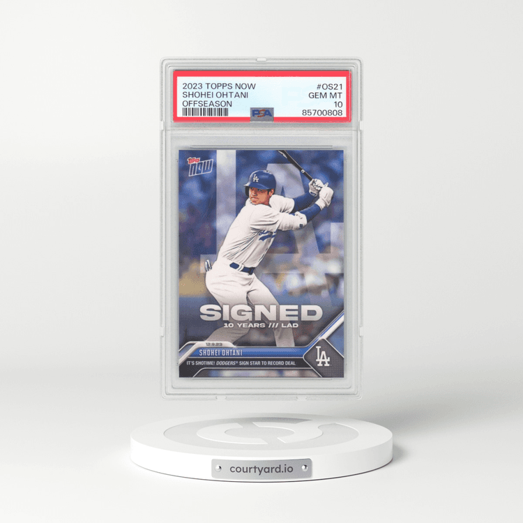 2023 Topps Now Offseason #OS21 Shohei Ohtani (PSA 10 GEM MINT)