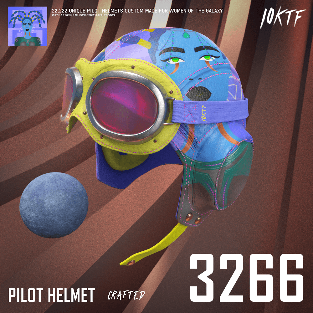 Galaxy Pilot Helmet #3266