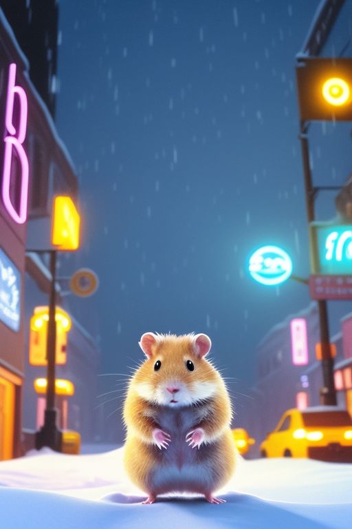 Neon Snow Hammy