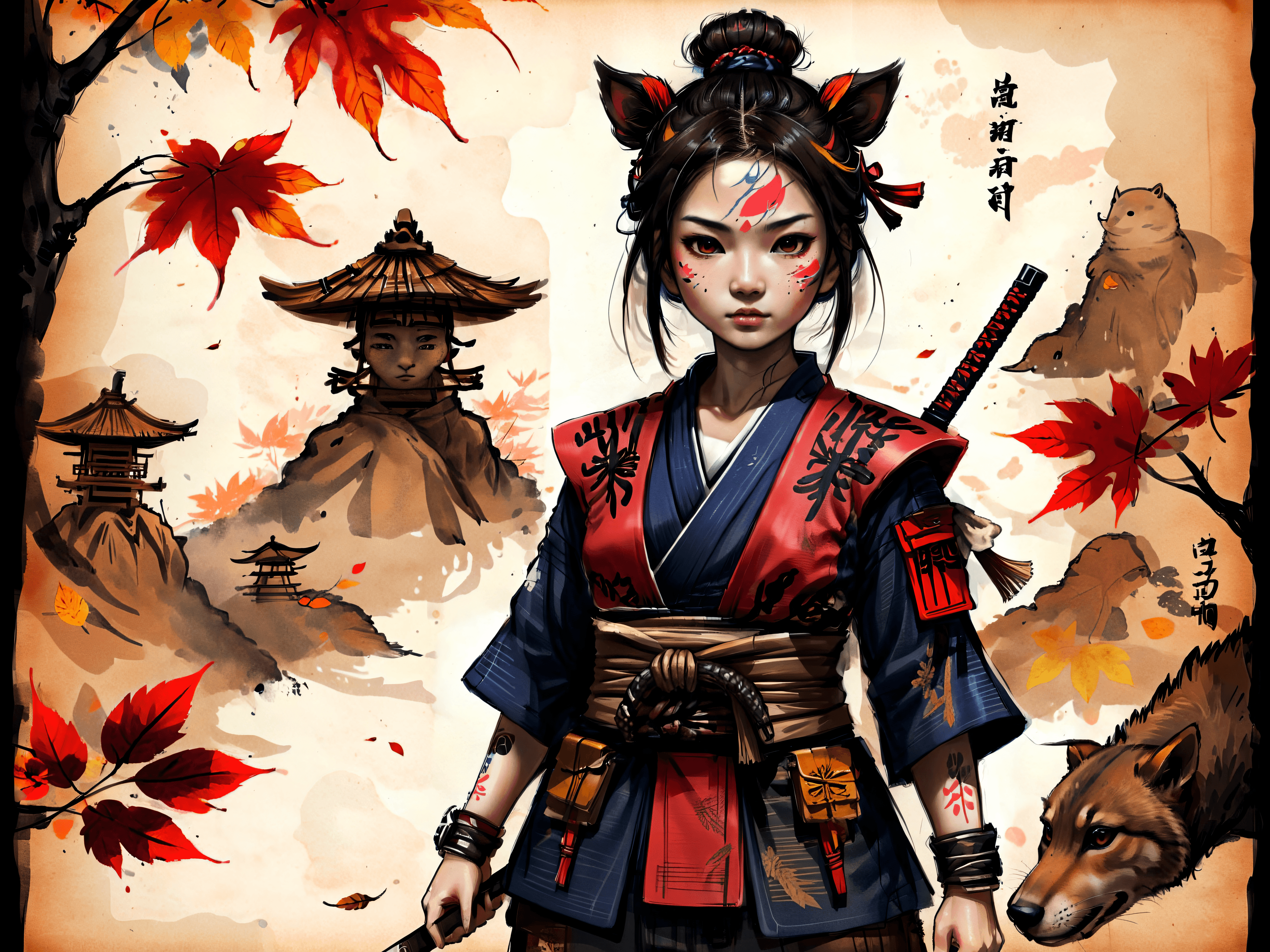 Young Samurai Lady