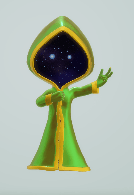 _Green Aethan Space Character_