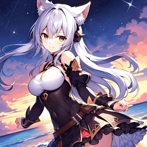 Art of Japanese anime style