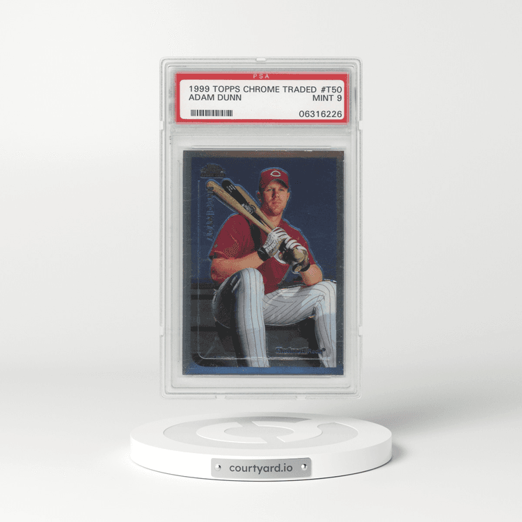 1999 Topps Chrome Traded #T50 Adam Dunn (PSA 9 MINT)